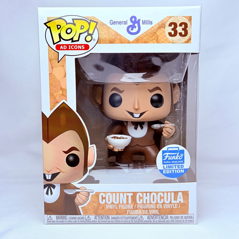 Funko Pop Count Chocula 33 Brown Limited Edition Vinyl Figure General Mills